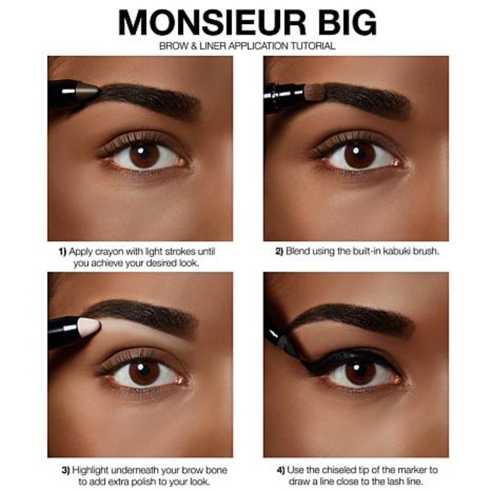 LANCOME Monsieur Big Brow Crayon EBONY 04 - Picture 7 of 7